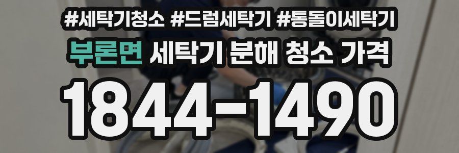 부론면 세탁기 분해 청소 가격