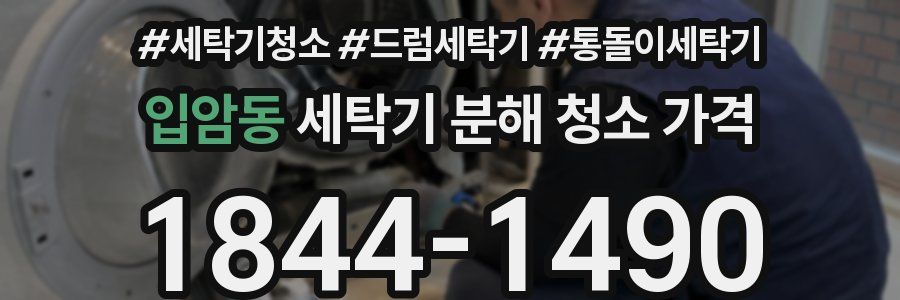 입암동 세탁기 분해 청소 가격
