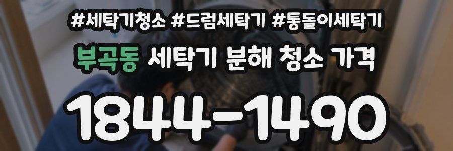 부곡동 세탁기 분해 청소 가격