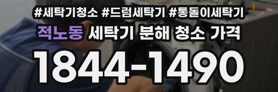 적노동 세탁기 분해 청소 가격