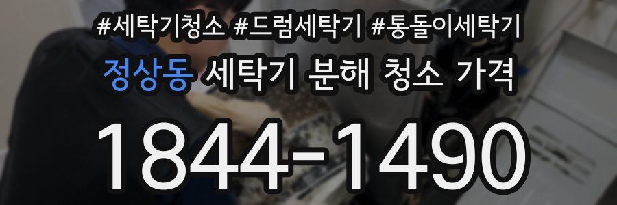 정상동 세탁기 분해 청소 가격