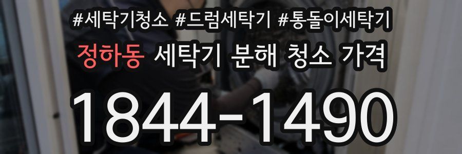 정하동 세탁기 분해 청소 가격