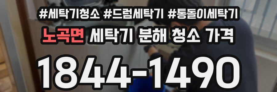 노곡면 세탁기 분해 청소 가격