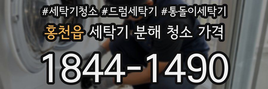 홍천읍 세탁기 분해 청소 가격