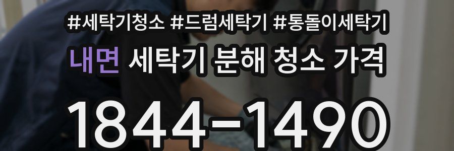 내면 세탁기 분해 청소 가격