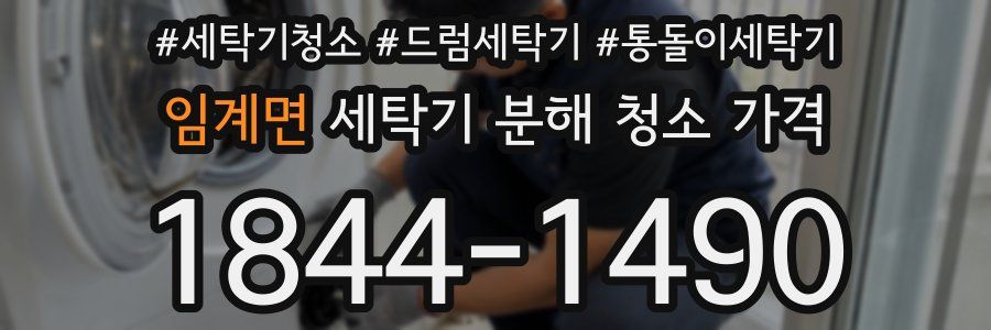 임계면 세탁기 분해 청소 가격