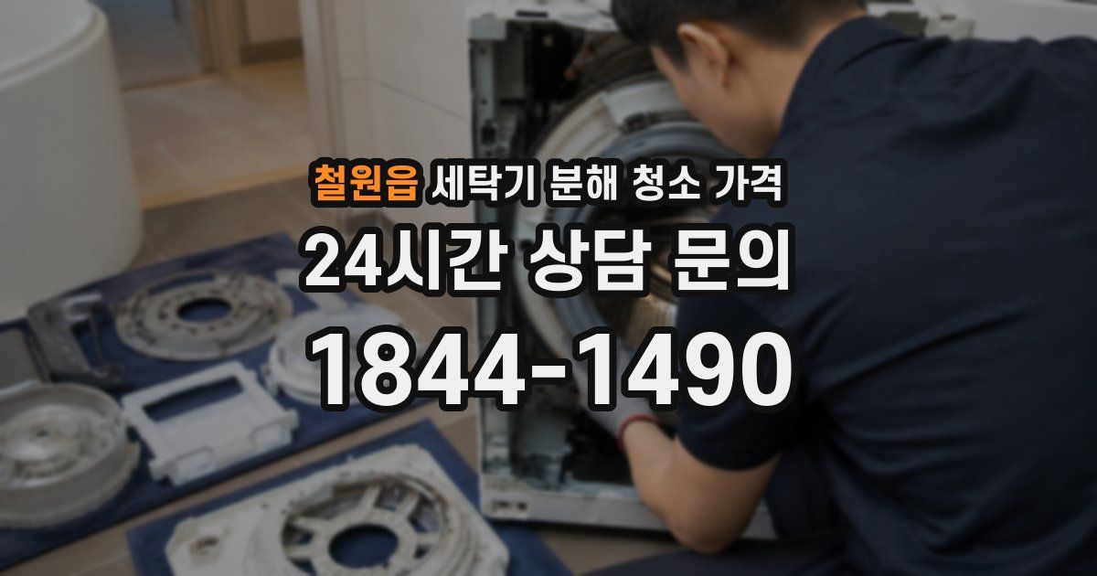 철원읍 세탁기 분해 청소 가격