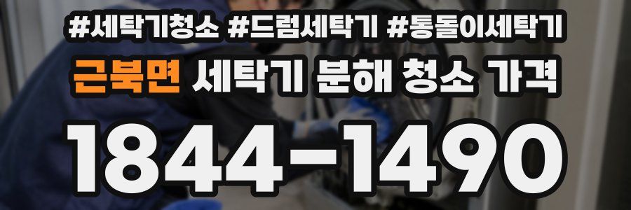 근북면 세탁기 분해 청소 가격