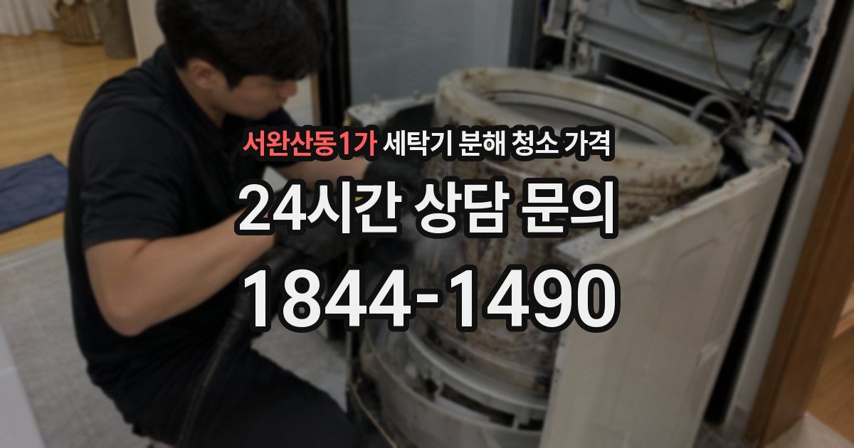서완산동1가 세탁기 분해 청소 가격
