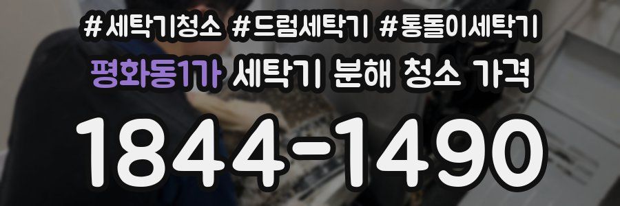 평화동1가 세탁기 분해 청소 가격