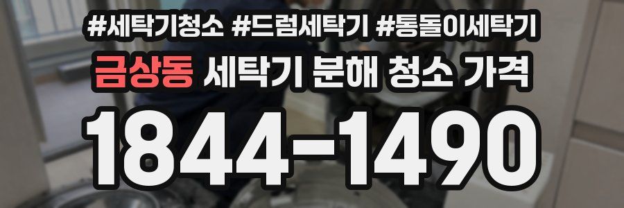 금상동 세탁기 분해 청소 가격