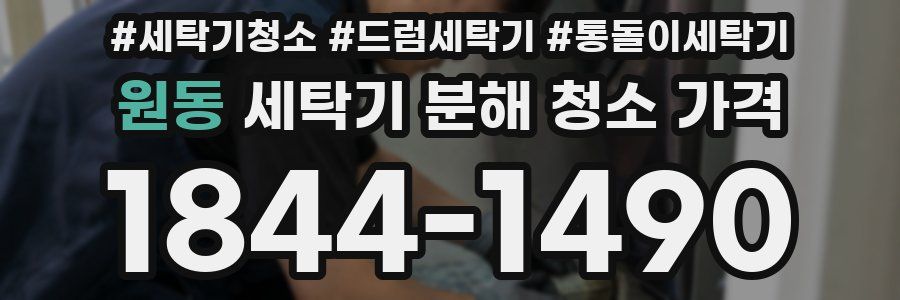 원동 세탁기 분해 청소 가격