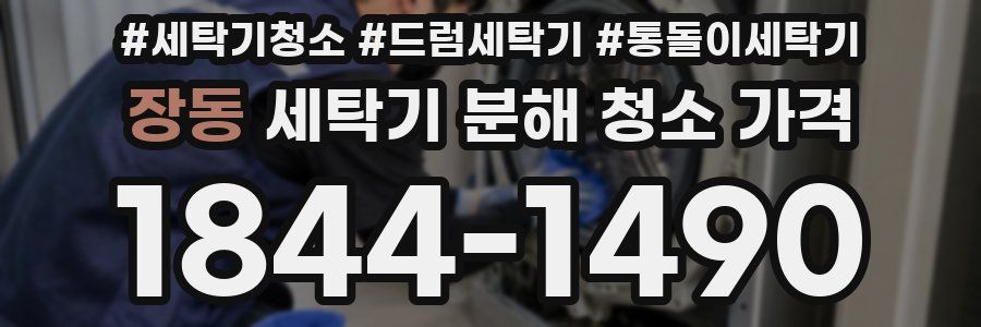 장동 세탁기 분해 청소 가격