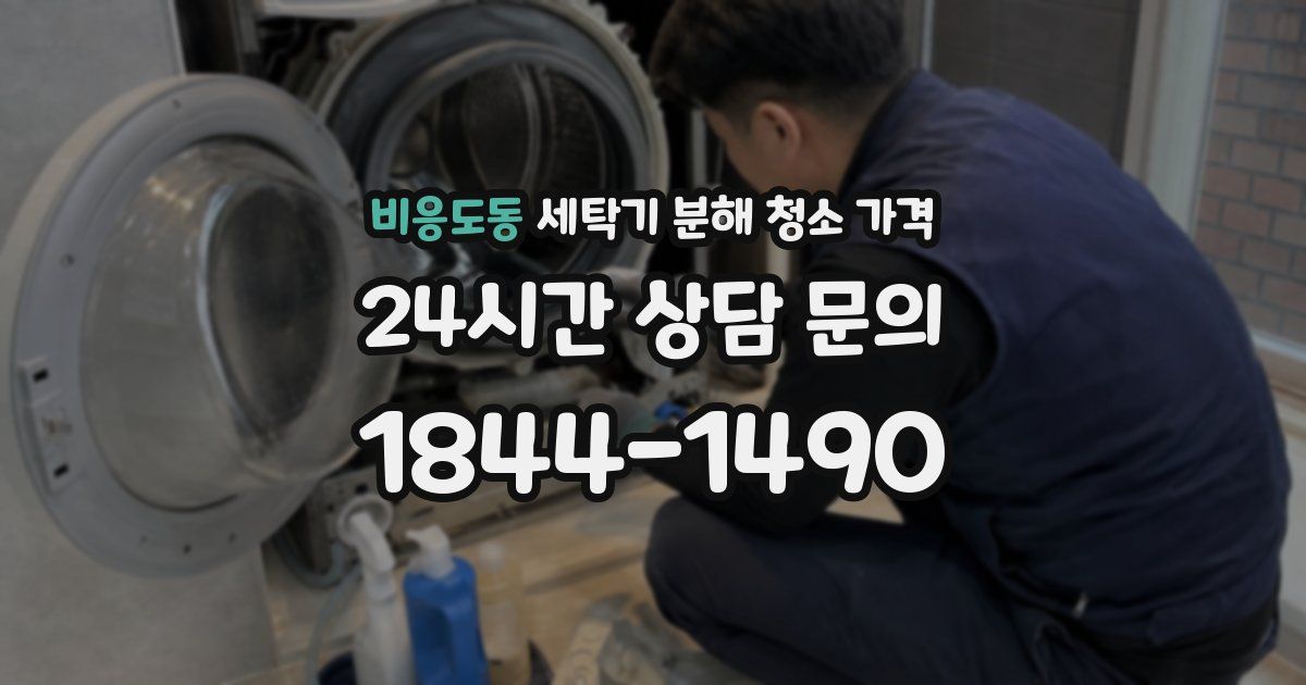 비응도동 세탁기 분해 청소 가격