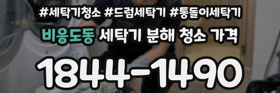 비응도동 세탁기 분해 청소 가격
