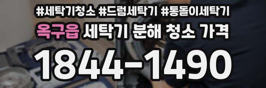 옥구읍 세탁기 분해 청소 가격