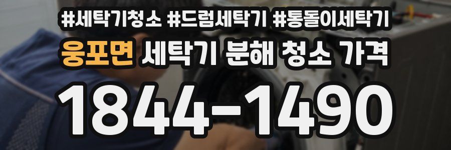웅포면 세탁기 분해 청소 가격