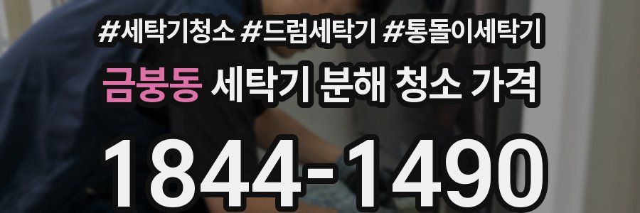 금붕동 세탁기 분해 청소 가격