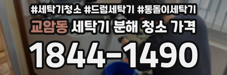 교암동 세탁기 분해 청소 가격