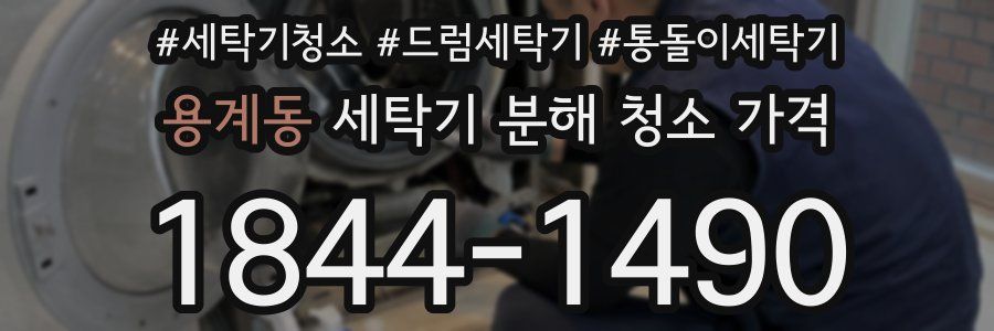 용계동 세탁기 분해 청소 가격