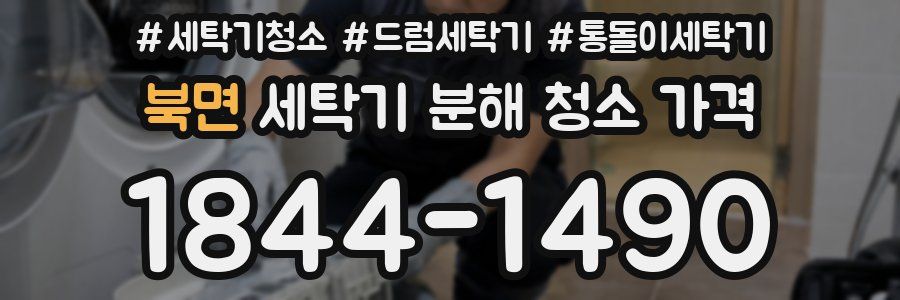 북면 세탁기 분해 청소 가격