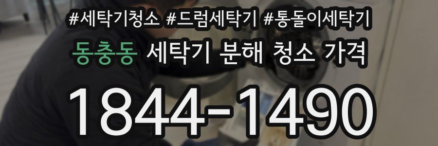 동충동 세탁기 분해 청소 가격