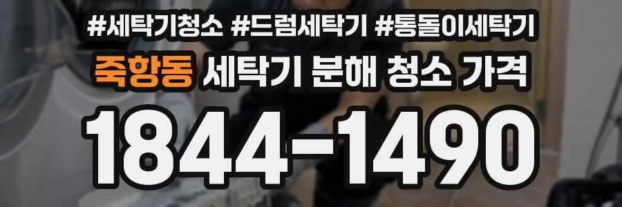 죽항동 세탁기 분해 청소 가격