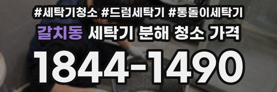 갈치동 세탁기 분해 청소 가격