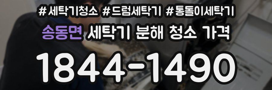 송동면 세탁기 분해 청소 가격