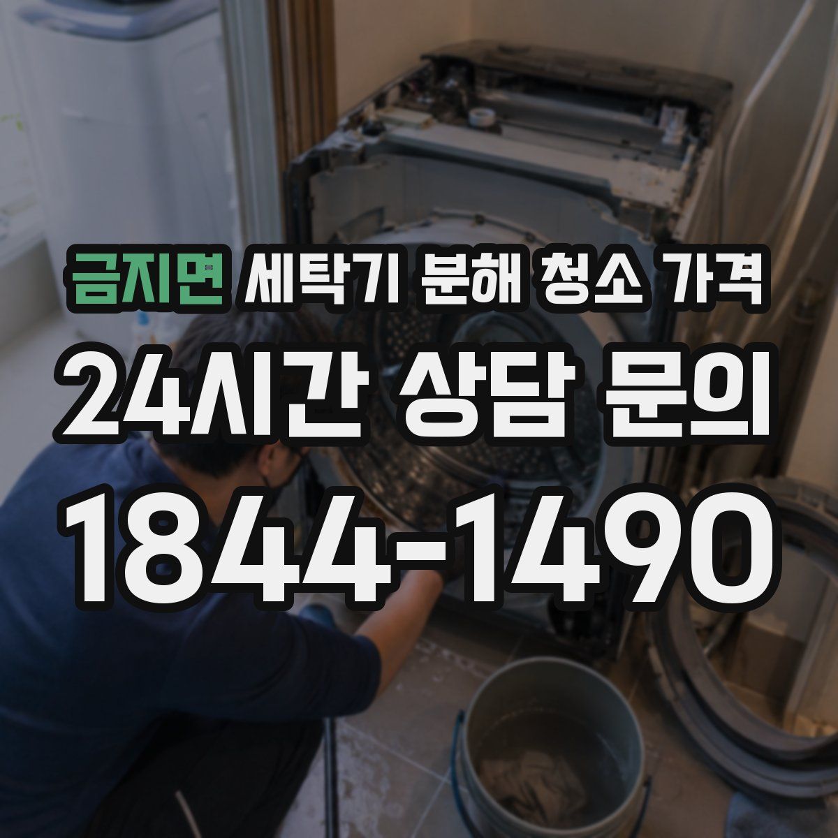 금지면 세탁기 분해 청소 가격