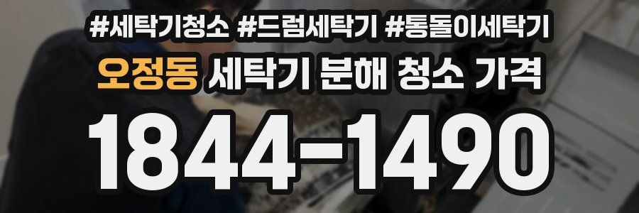 오정동 세탁기 분해 청소 가격