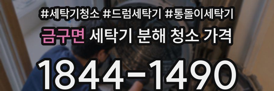 금구면 세탁기 분해 청소 가격