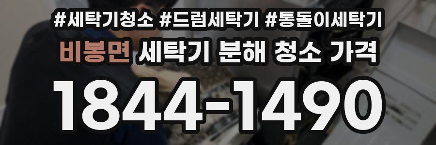 비봉면 세탁기 분해 청소 가격