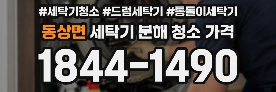 동상면 세탁기 분해 청소 가격