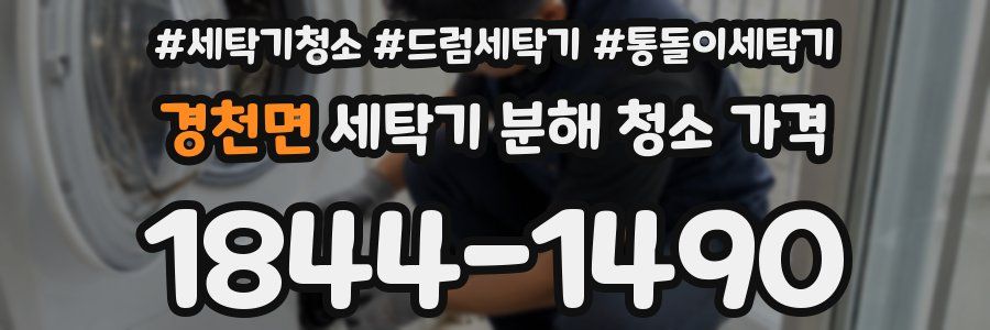 경천면 세탁기 분해 청소 가격