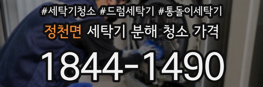 정천면 세탁기 분해 청소 가격
