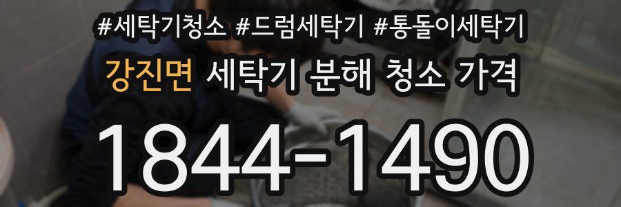 강진면 세탁기 분해 청소 가격
