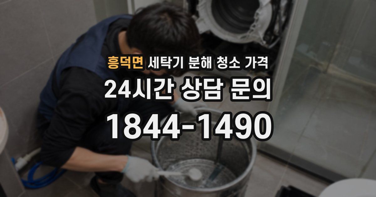 흥덕면 세탁기 분해 청소 가격