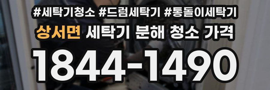 상서면 세탁기 분해 청소 가격
