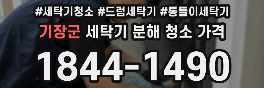 기장군 세탁기 분해 청소 가격