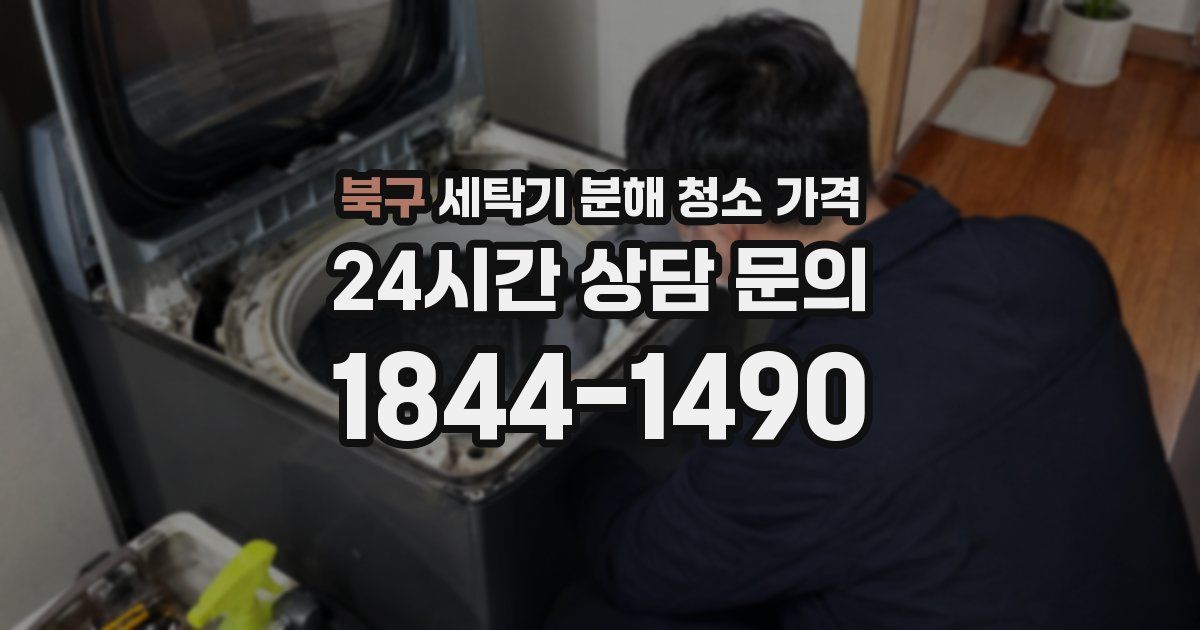 북구 세탁기 분해 청소 가격