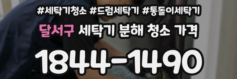 달서구 세탁기 분해 청소 가격