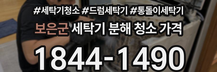 보은군 세탁기 분해 청소 가격