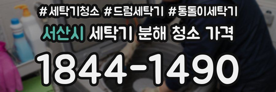 서산시 세탁기 분해 청소 가격