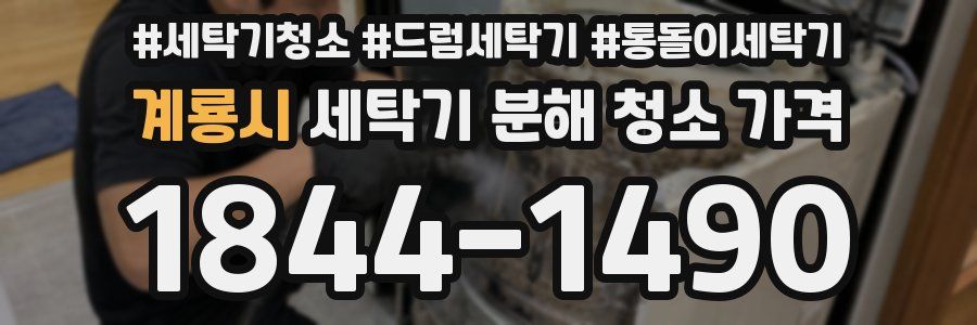 계룡시 세탁기 분해 청소 가격