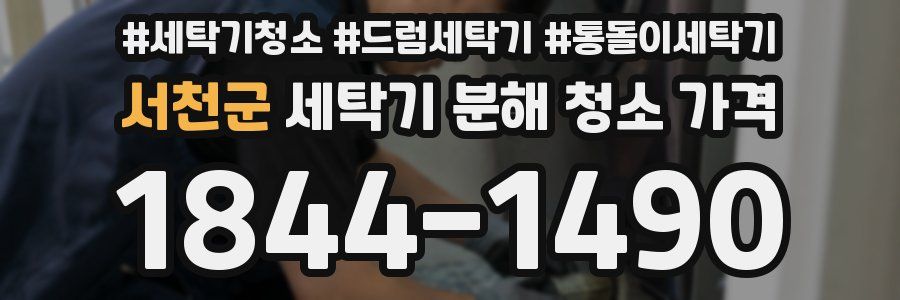 서천군 세탁기 분해 청소 가격