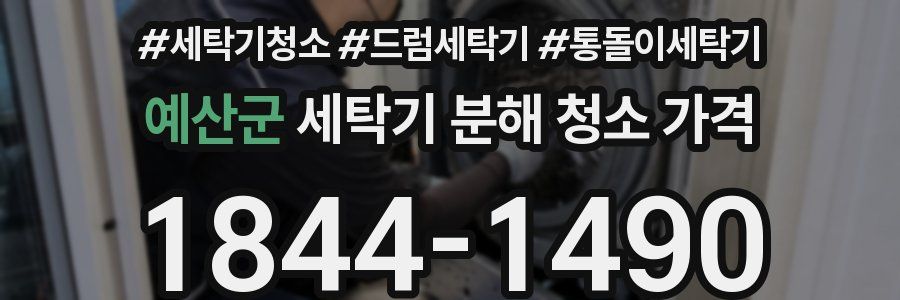예산군 세탁기 분해 청소 가격