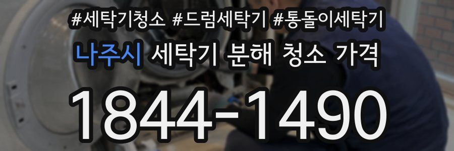 나주시 세탁기 분해 청소 가격