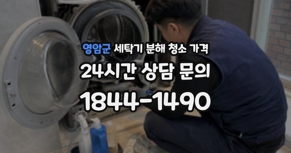 영암군 세탁기 분해 청소 가격