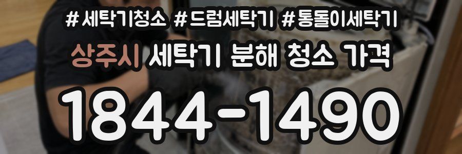 상주시 세탁기 분해 청소 가격